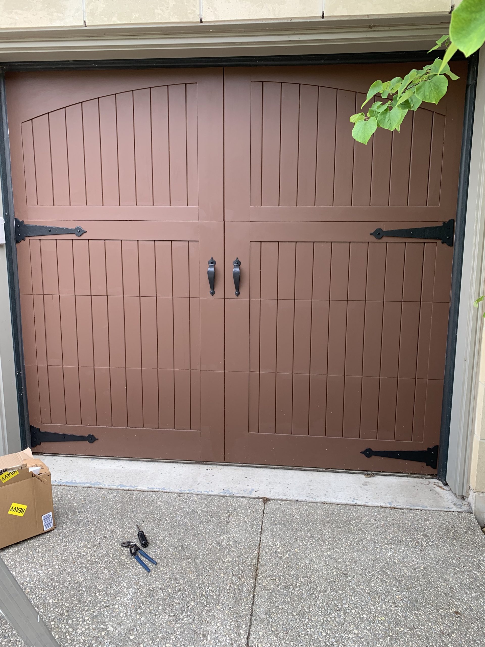 Garage Door Refinishing & Staining